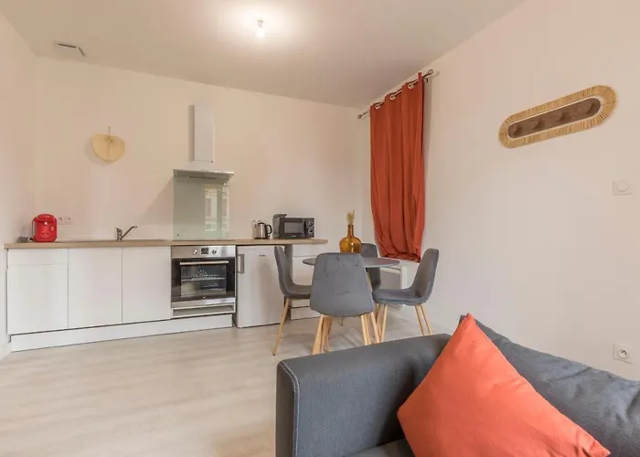 Le corail - sublime T2 avec 1 chambre et 1 canapé-lit